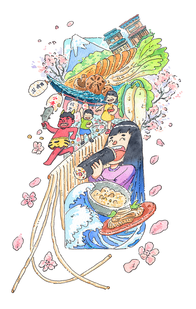 Ilustración para interiores de publicación editorial